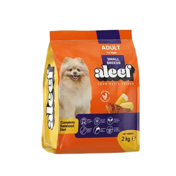 Aleef Dry Food with Chicken & Corn for Small Breed Adult Dogs 2 kg 200 Aleef Dry Food with Chicken & Corn for Small Breed Adult Dogs 2 kg