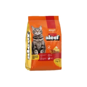 Aleef Dry Food with Chicken and Corn for Adult Cats