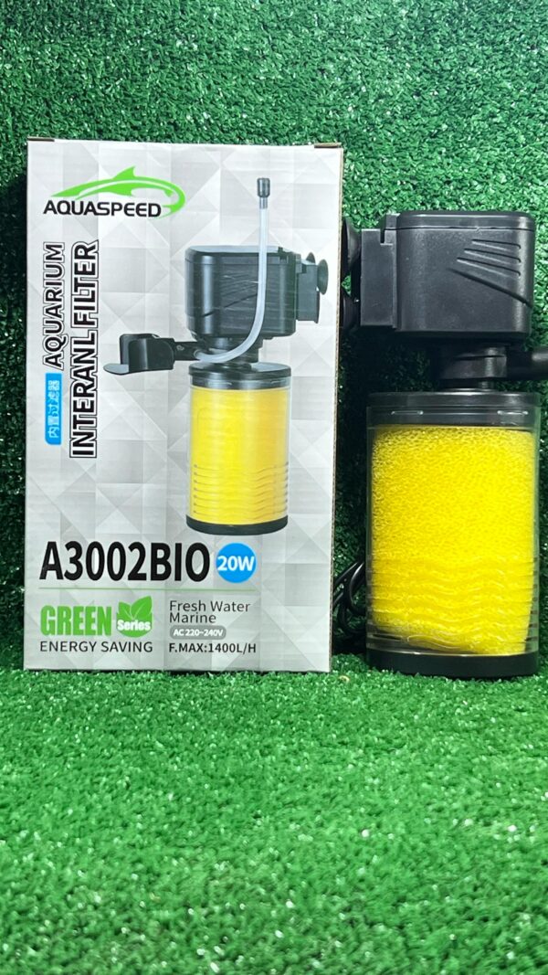 Aquaspeed A3004BIO 480 LE Aquaspeed A3002BIO Internal Aquarium Filter – High-Efficiency Filtration for Freshwater & Marine Tanks