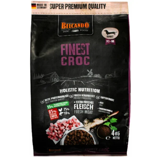 Belcando Adult Finest Croc Dog Dry Food ( XS-M) 4 kg 1650 Belcando Adult Finest Croc Dog Dry Food ( XS-M)