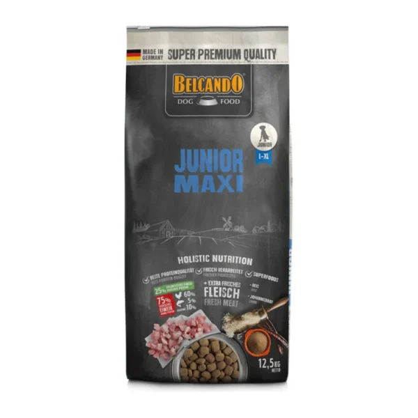 Belcando Junior Maxi Dry Food with Meat for Large to XL Breed Dogs 4 kg 1500 Belcando Junior Maxi Dry Food with Meat for Large to XL Breed Dogs