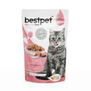 BestPet Wet Food For Adult Cat With Salmon Sterilised 85g
