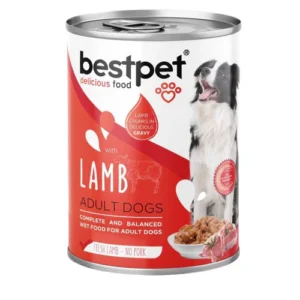 Bestpet Adult Dog Lamb Wet Food Cans (400g)