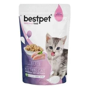 Bestpet Wet Food with Chicken in Jelly for Kittens 85 gr