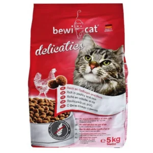 Bewi Cat Delicaties Dry Food with Poultry And Rice for Adult Cats