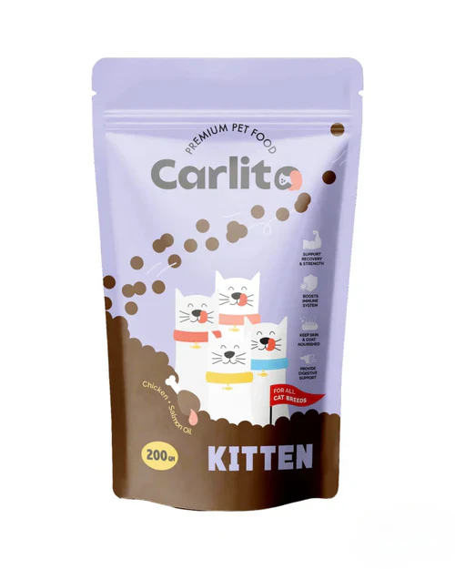 Carlito dry food for Kitten Cat 200 Gm 55 Carlito dry food for Kitten Cat 200 Gm