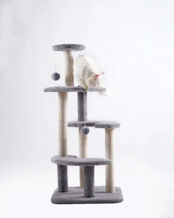 Cat Tree Platform With Indoor Scratches And Posts medium