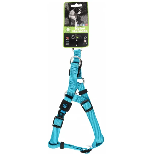 Doco Small turquoise Nylon Dog Harness 45to 63cm in 1.5 480 le Doco Nylon Dog Harness