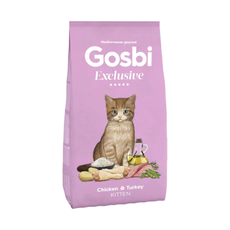 Gosbi Exclusive Dry Food with Chicken and Turkey for Kittens 1.5 kg 825 Gosbi Exclusive Dry Food with Chicken and Turkey for Kittens