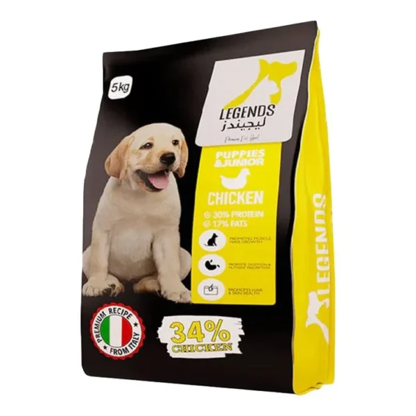 Legends Dry Food with Chicken for Puppies and Junior Dogs 2Kg 350 Legends Dry Food with Chicken for Puppies and Junior Dogs 2Kg