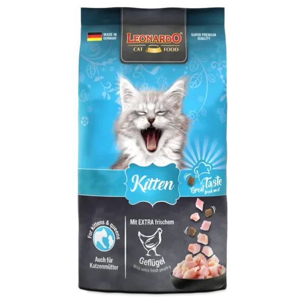 Leonardo Dry Food For kitten Cats With Poultry 1.8 Kg 1320 Leonardo Dry Food For kitten Cats With Poultry