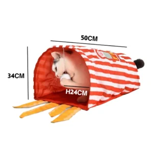 Naomi Fry Chips Cat Tunnel Bed
