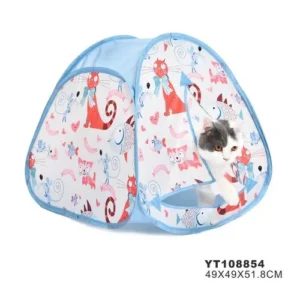 Naomi Square Game Tunnel For Kittens