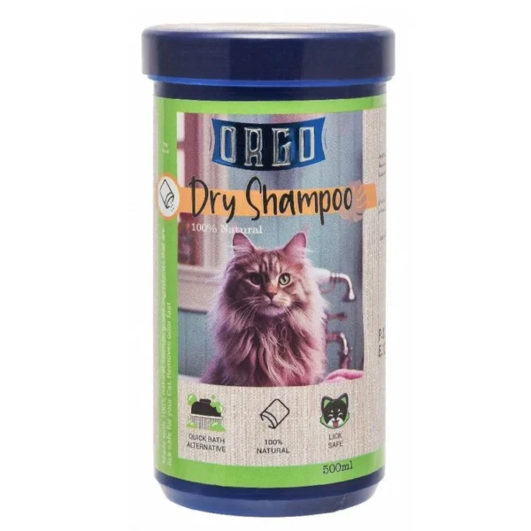 Orgo Dry Shampoo for adult Cats 500 ml 95 Orgo Dry Shampoo for adult Cats 500 ml