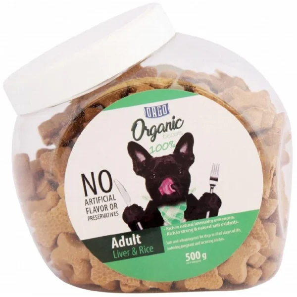 Orgo Organic Biscuits For Dogs With Liver And Rice 500 Grams 85 Orgo Biscuits For Adult Dogs