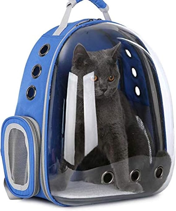 Pet Bag Backpack Portable Pet Products- blue 850 NC Pet Carrier Backpack