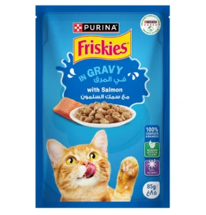 Purina Friskies Salmon In Gravy Pouch 85g