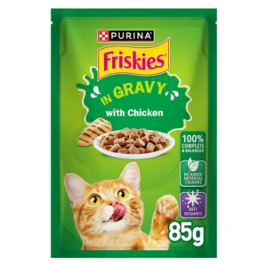 Purina Friskies Wet Cat Food with Chicken in Gravy 85 gr