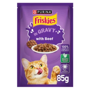 Purina Friskies Wet Food With Beef In Gravy 85 gr
