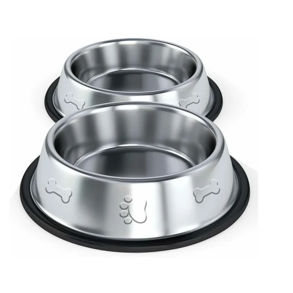 Stainless Steel Pet Bowl Pow Large 337 Stainless Steel Pet Bowl POW