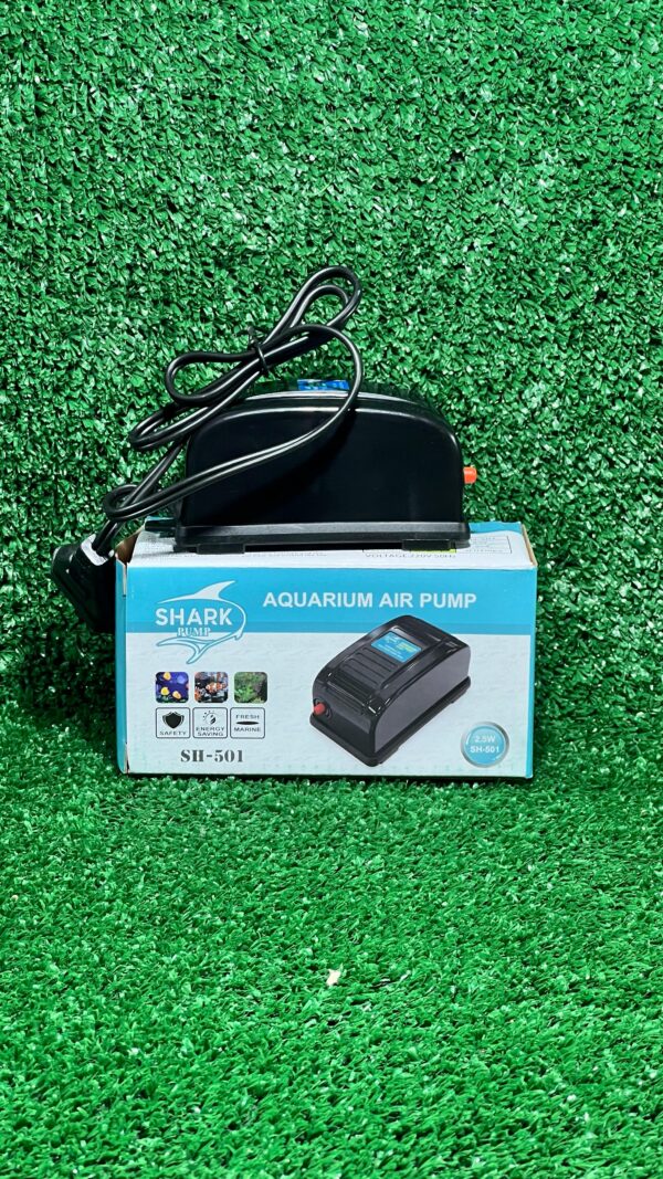 WhatsApp Image 2025-04-18 at 10.43.36 PM (1) SHARK SIL-501 Aquarium Air Pump – Powerful and Silent Aeration for Your Aquarium