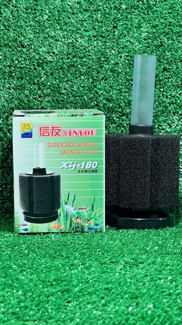 XY-180 Super biochemical sponge filter XY-180 Super Biochemical Sponge Filter – Advanced 3-Stage Biofiltration System