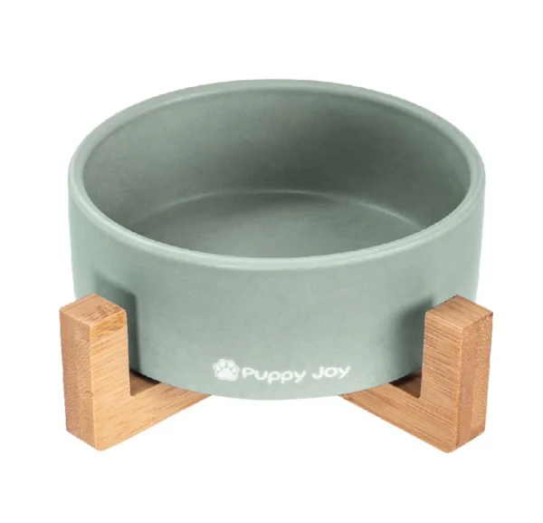 ZooFari Dog bowl cat bowl with bamboo stand one bowls 650 ZooFari Dog bowl cat bowl with bamboo stand one bowls