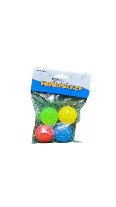 hello micky 4 balls - Available in 1 or 4 Pieces