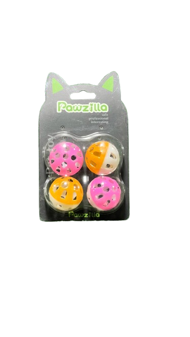 pawzilla 4 balls - Available in 1 or 4 Pieces