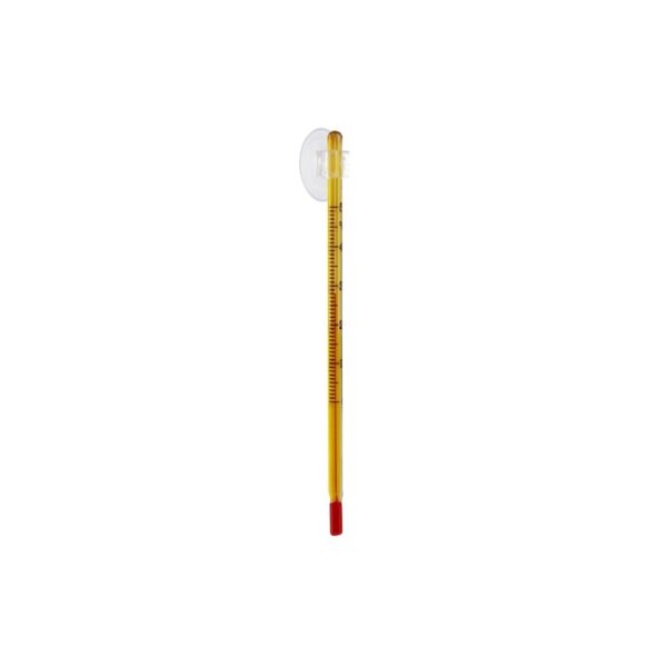 ترمومتر زئبقي اصفر 120 Aquarium Fish Tank Turtle Cylinder Thermometer Water Temperature Gauge Heating Rod Thermometer Glass Thermometer
