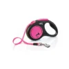 Flexi Neon 5m Retractable Tape Leash for Dogs